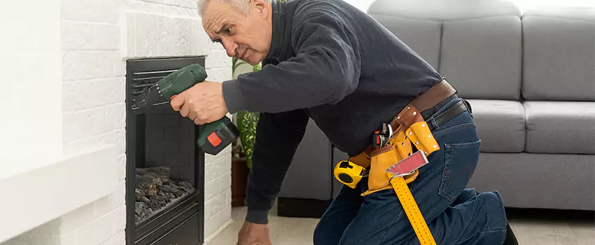 New Indoor Fireplace Installation in Rahway, New Jersey